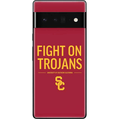 University of Southern California Fight On Trojans Red Google Pixel 6 Pro Skin